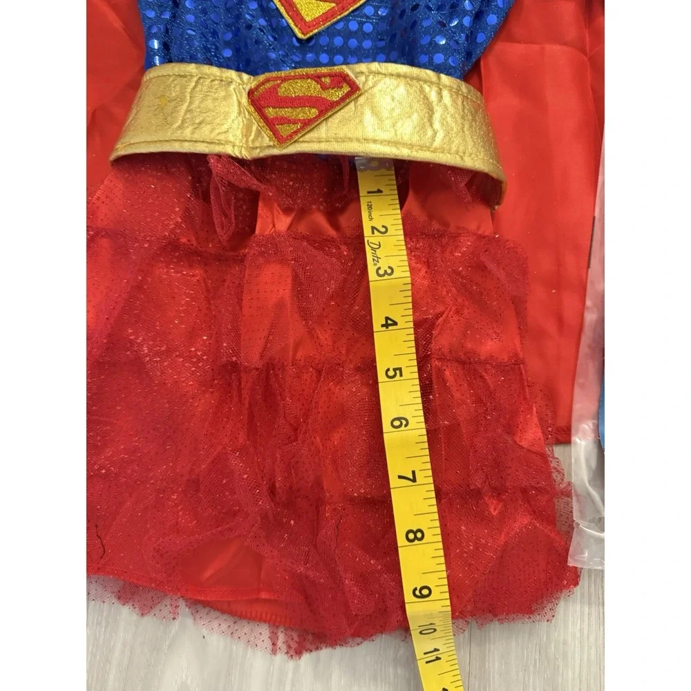 Rubies Toddler Supergirl Sequin Costume Size Small Petite 3-4 years